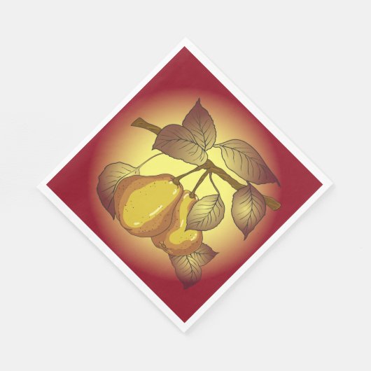 木の上の梨 スタンダードランチョンナプキン (角)