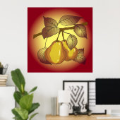 木の上の梨 ポスター (ホームオフィス)