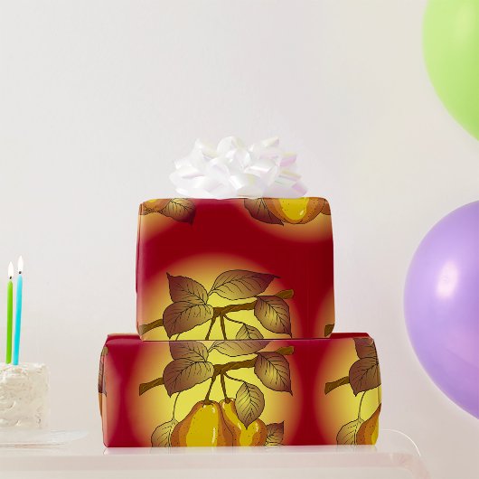 木の上の梨 ラッピングペーパー