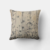 木の上の植物性シルエット クッション (裏面)