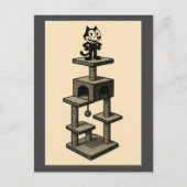 木の上の猫 ポストカード (正面)