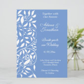 木の上の白い鳥たち ウェディング 招待状 (スタンド正面)