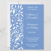 木の上の白い鳥たち ウェディング 招待状 (正面)