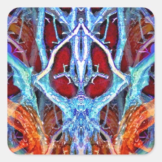 木の上の精霊 スクエアシール (正面)