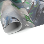 木の上の絵画雀 ラッピングペーパー (ロールコーナー)