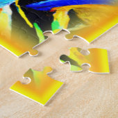 木の上の絵画鳥。買今 ジグソーパズル (側面)