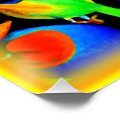 木の上の絵画鳥。買今 ポスター (コーナー)