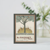 木の上の象 ポストカード (スタンド正面)