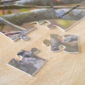 木の上の雄アヒル ジグソーパズル (側面)