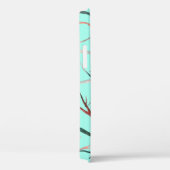 木の上の鳥は水色の手絵を描を使う Case-Mate iPhoneケース (裏面 / 右)