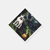 木の上の鹿 スタンダードカクテルナプキン (角)