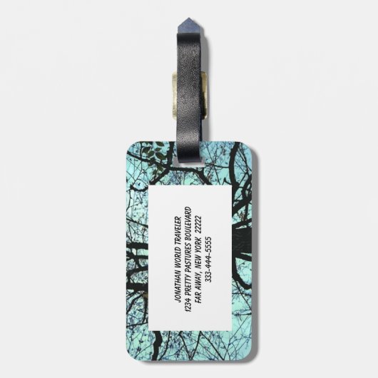 木の上 ラゲッジタグ (裏面縦)