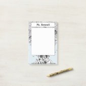 木の下で本を読む子供たち ポストイット (デスク上)