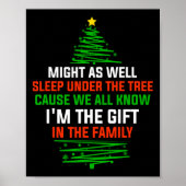 木の下で眠ったほうがいいかもしれない私はクリスマスギ ポスター (正面)