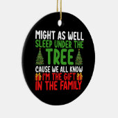 木の下で眠ったほうが良いし、みんなKn セラミックオーナメント (右)