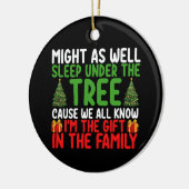 木の下で眠ったほうが良いし、みんなKn セラミックオーナメント (左)