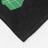 木の下で眠る可能性が最も高い – おもしろいクリスマスC フリースブランケット (角)