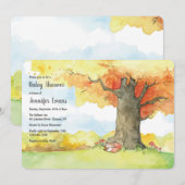 木の下で眠る狐の招待状 招待状 (正面/裏面)