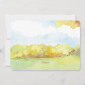 木の下で眠る狐の招待状 招待状 (裏面)