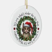 木の下に何があるかではない | 両面 セラミックオーナメント (右)