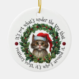 木の下に何があるかではない | 両面 セラミックオーナメント