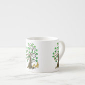 木の下に座る エスプレッソカップ (正面右)