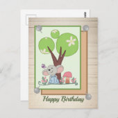 木の下のねずみ ポストカード (正面/裏面)