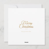 木の下のクリスマスプレゼント シーズンカード (裏面)