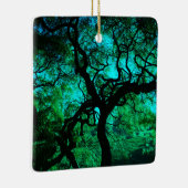木の下のターコイズ セラミックオーナメント (右)