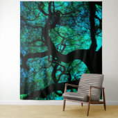 木の下のターコイズ タペストリー (インサイチュ)