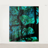 木の下のターコイズ タペストリー (正面)