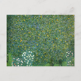 木の下のバラかわいい ポストカード