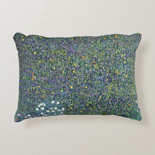 木の下のバラ、c.1905 アクセントクッション (正面)