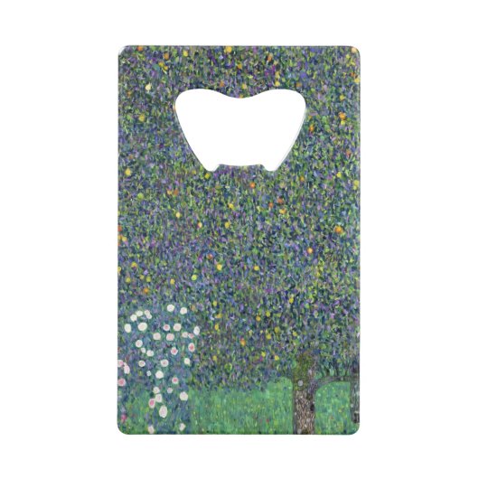 木の下のバラ、c.1905 クレジットカード栓抜き (正面)