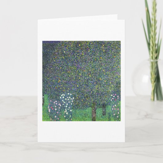 木の下のバラ、c.1905 シーズンカード (正面)