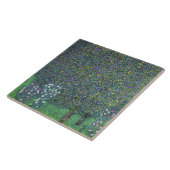 木の下のバラ、c.1905 タイル (側面)