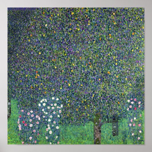 木の下のバラ, c.1905 ポスター (正面)