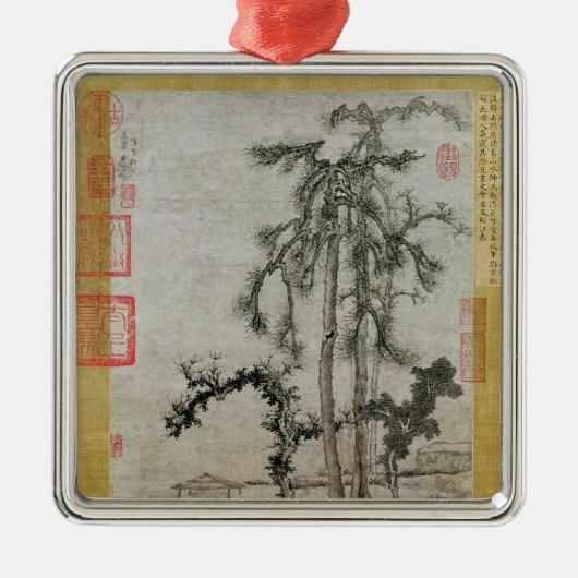 木の下のパビリオン メタルオーナメント (正面)