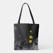 木の下の黄色い野の花 16x20 トートバッグ (裏面)