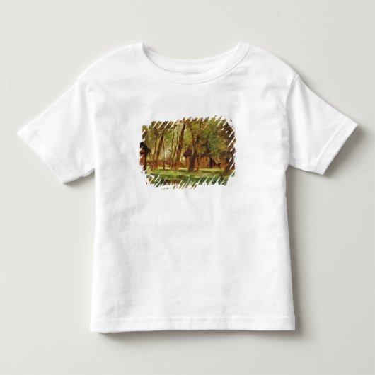 木の下のFarmstead トドラーTシャツ (正面)