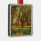 木の下のFarmstead メタルオーナメント (右)