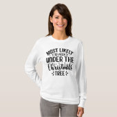 木の下をのぞき込む可能性が最も高い Tシャツ (正面フル)