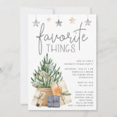 木の下 | Things お気に入りの Holiday Party 招待状 (正面)