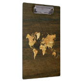 木の世界地図 クリップボード (右)