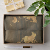 木の世界地図 薄葉紙 (ギフト)