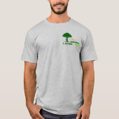 木の世話 造園サービス Tシャツ (正面)