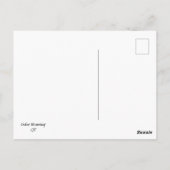 木の中で果実と一緒に枝枯れ ポストカード (裏面)