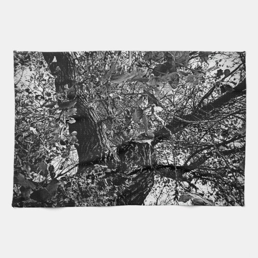 木の中で私を見つける キッチンタオル (横)