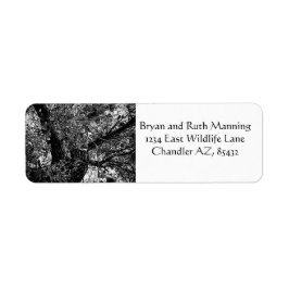 木の中で見つけろ ラベル