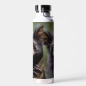 木の中のアイアイを大きく目にした。 ウォーターボトル (左面)